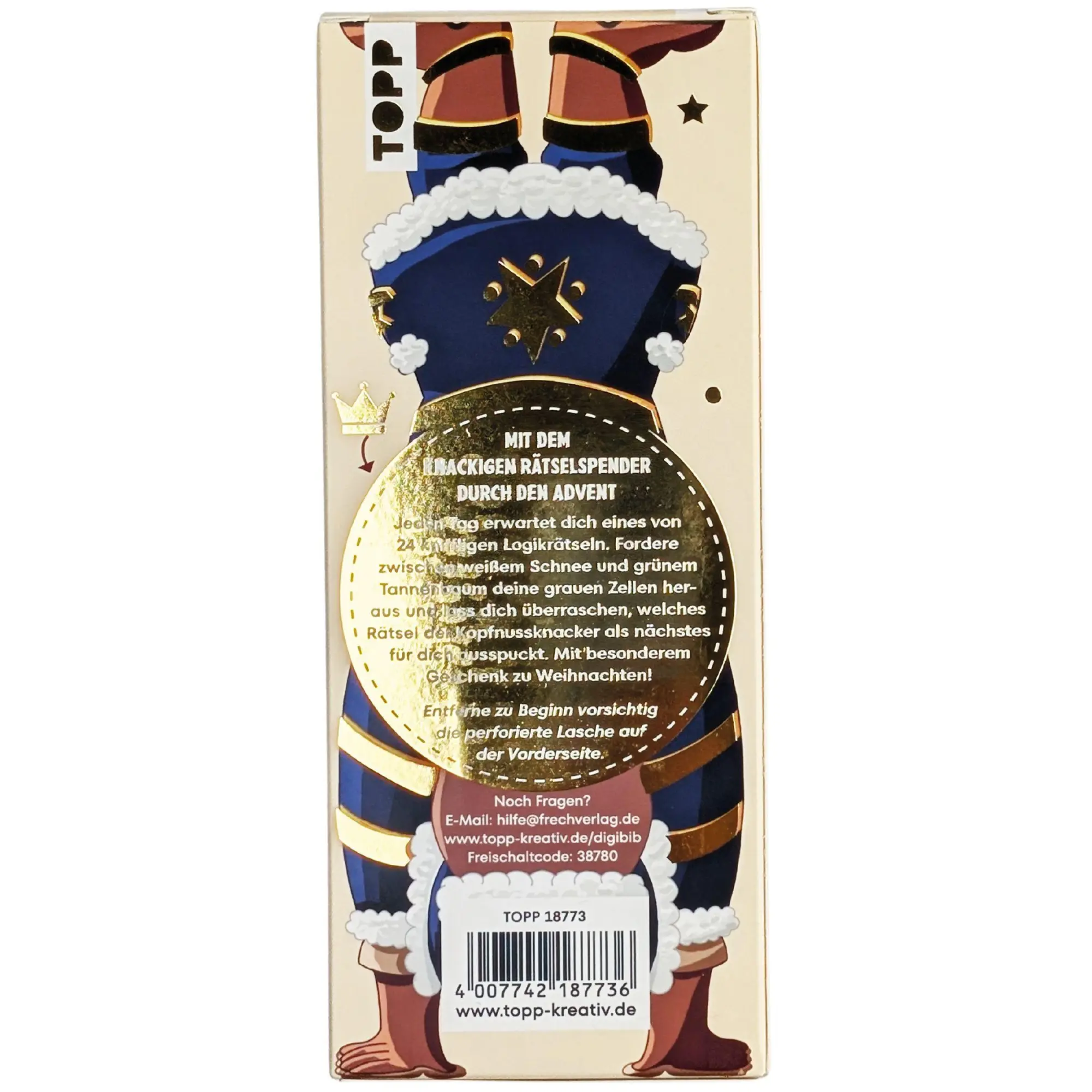 Bild: 4007742187736 | Der neue Kopfnussknacker - Rätsel-Adventskalender (blaue Edition -...