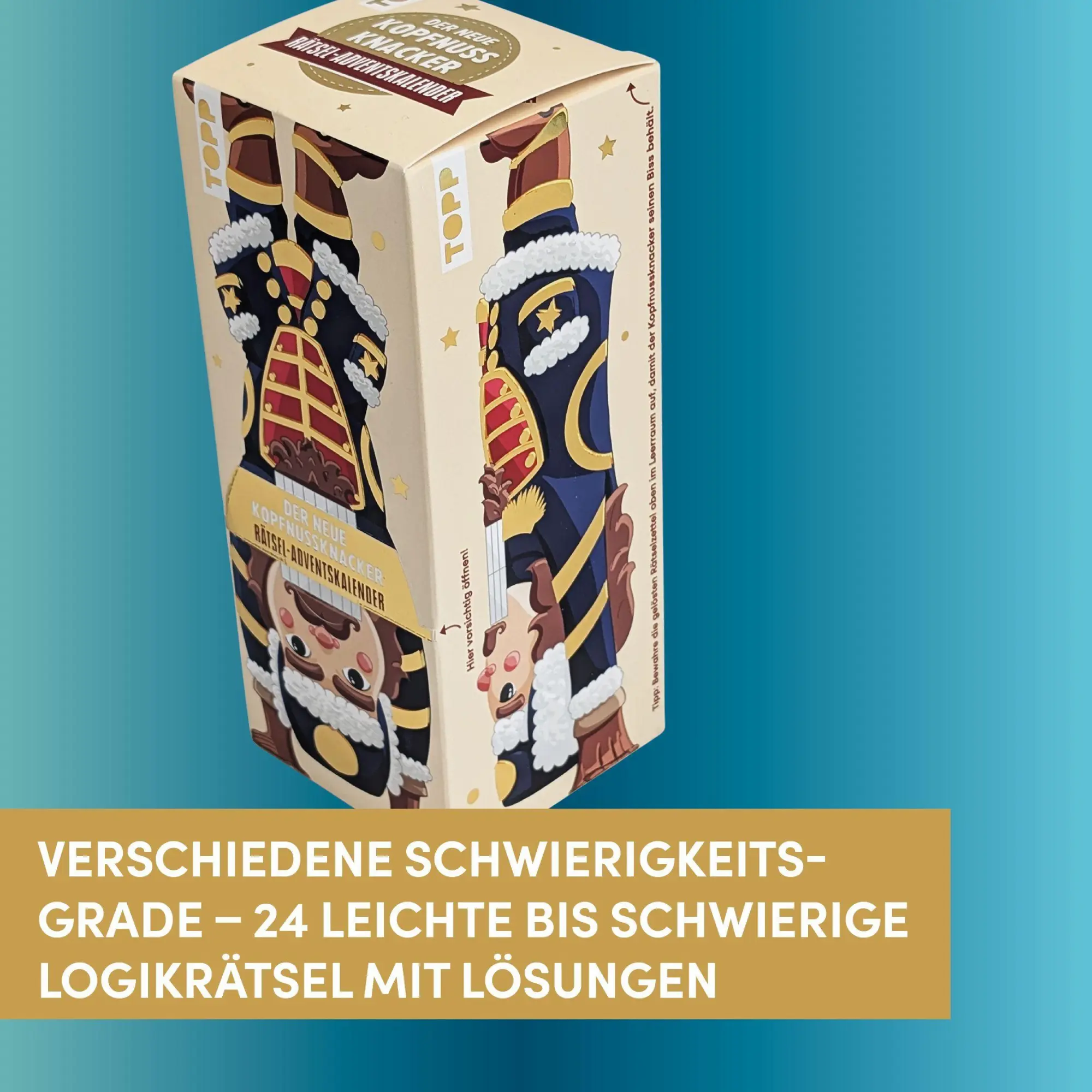 Bild: 4007742187736 | Der neue Kopfnussknacker - Rätsel-Adventskalender (blaue Edition -...