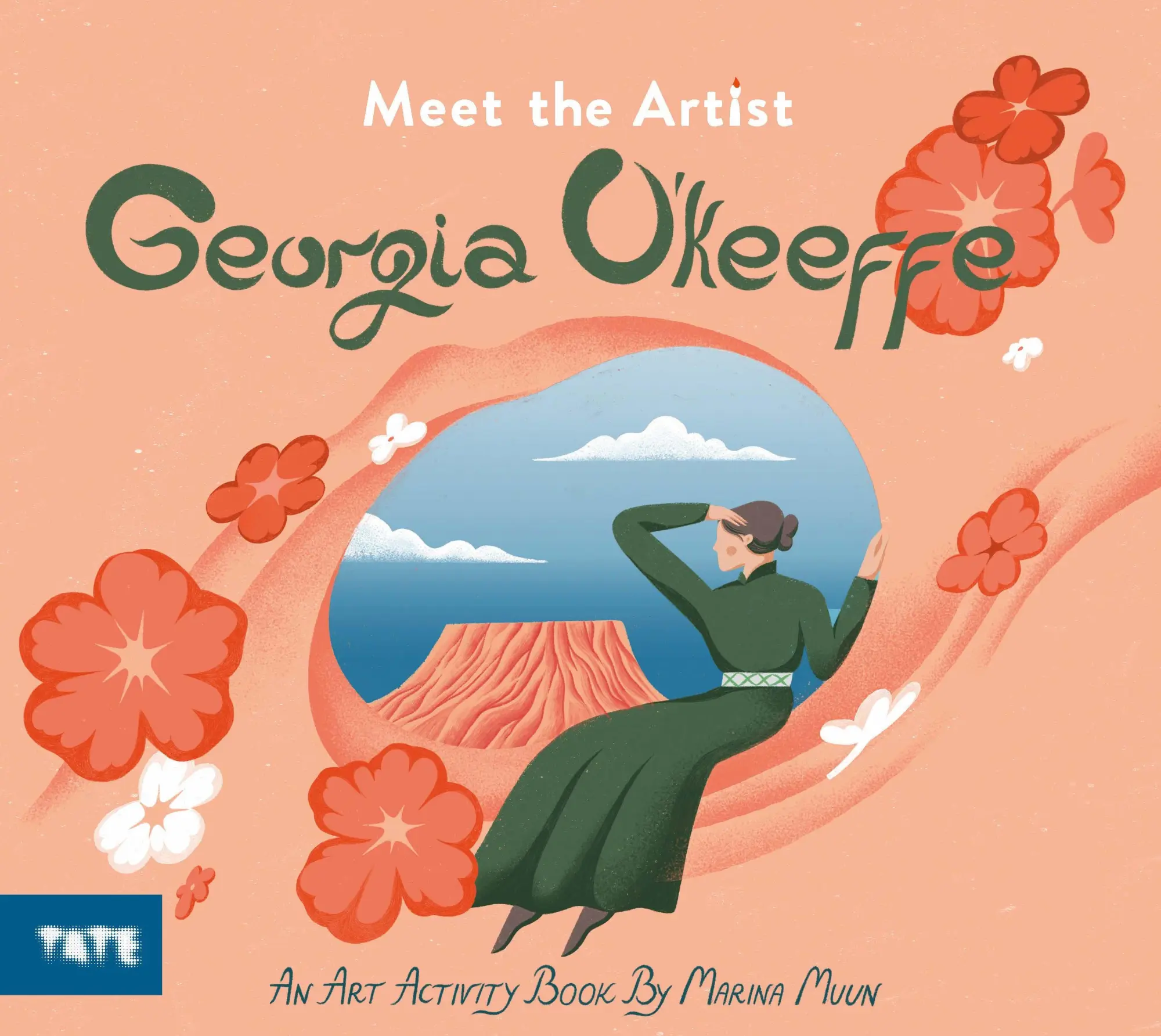 Cover: 9781849767736 | Meet the Artist: Georgia O'Keeffe | An Art Activity Book | Marina Muun