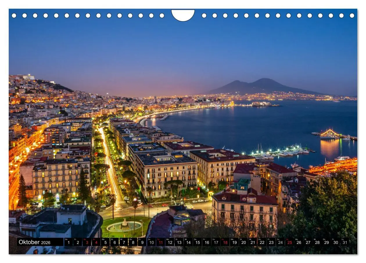 Bild: 9783516207736 | Neapel 2026 (Wandkalender 2026 DIN A4 quer), CALVENDO Monatskalender