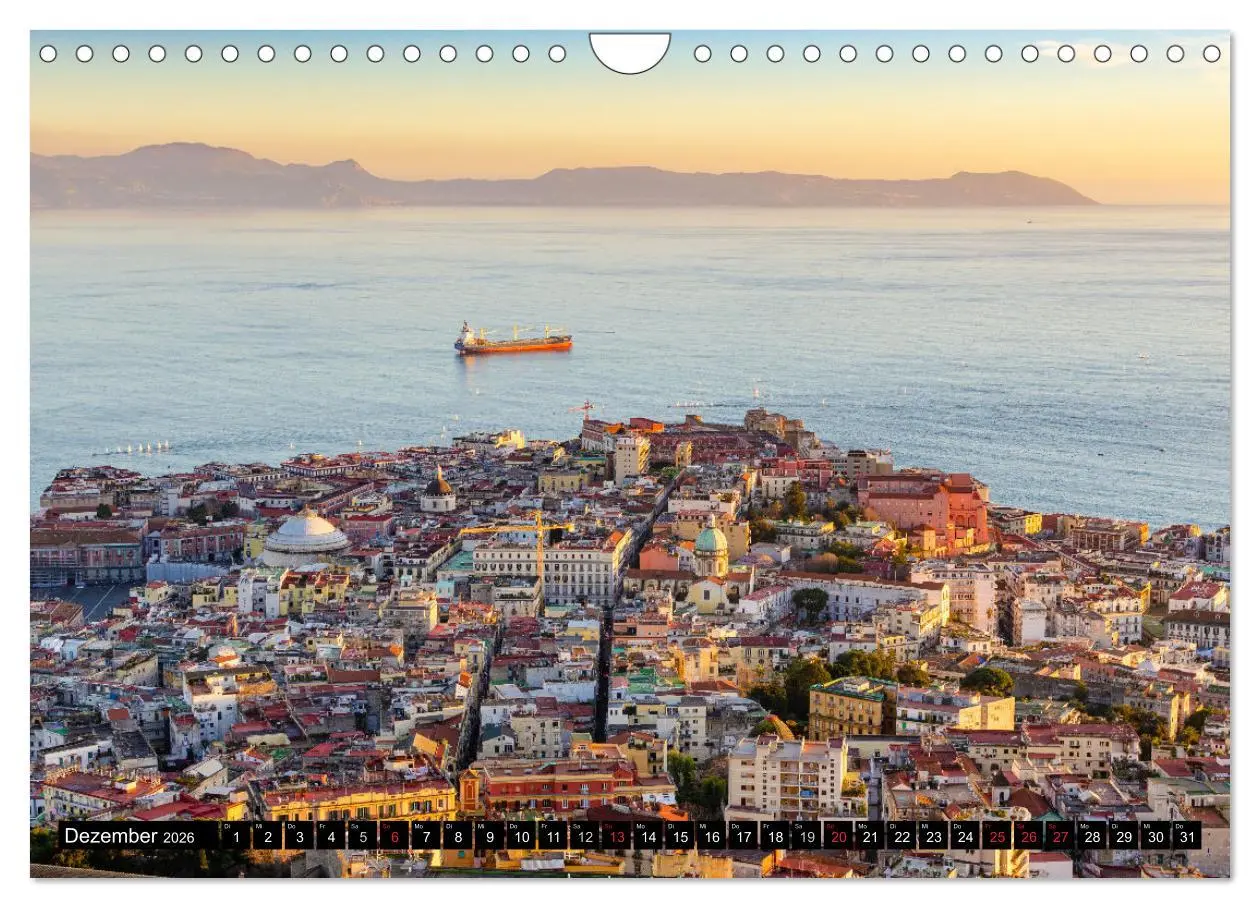 Bild: 9783516207736 | Neapel 2026 (Wandkalender 2026 DIN A4 quer), CALVENDO Monatskalender