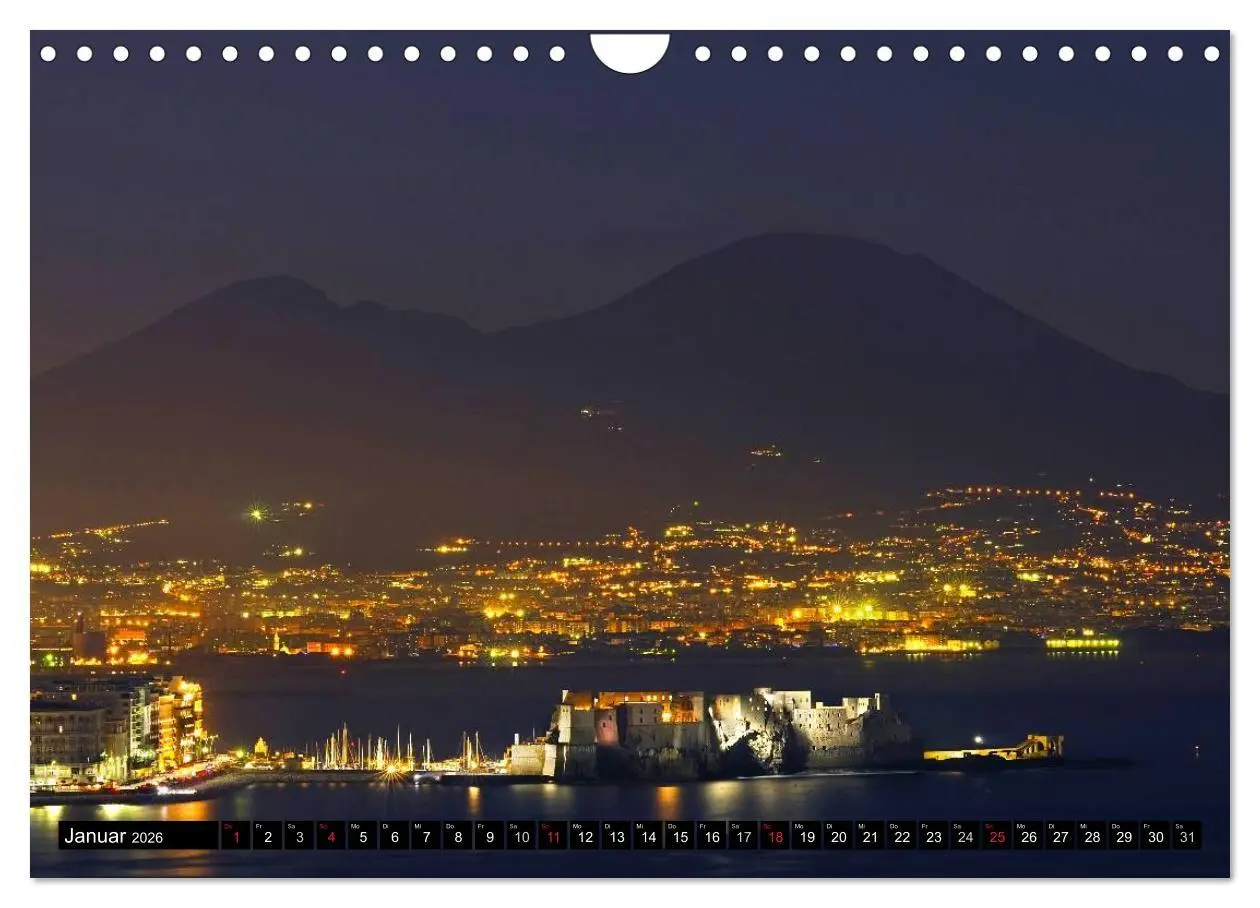 Bild: 9783516207736 | Neapel 2026 (Wandkalender 2026 DIN A4 quer), CALVENDO Monatskalender