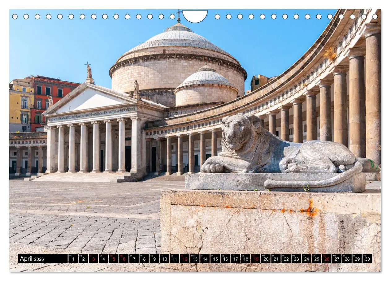 Bild: 9783516207736 | Neapel 2026 (Wandkalender 2026 DIN A4 quer), CALVENDO Monatskalender
