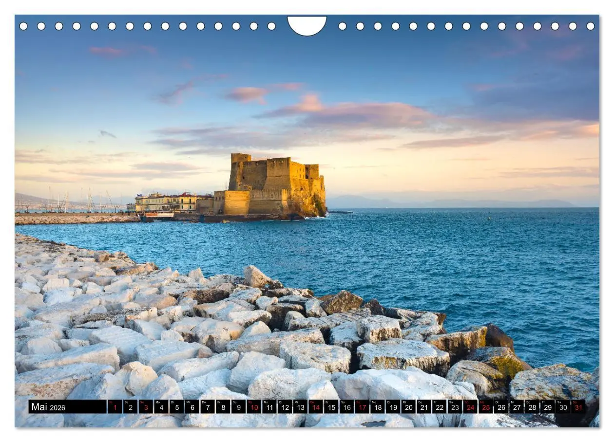 Bild: 9783516207736 | Neapel 2026 (Wandkalender 2026 DIN A4 quer), CALVENDO Monatskalender