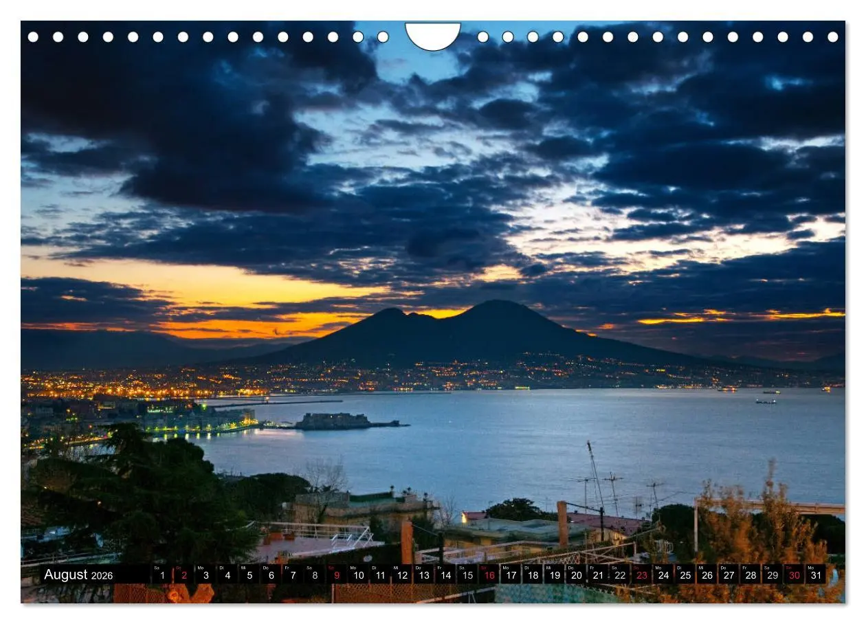 Bild: 9783516207736 | Neapel 2026 (Wandkalender 2026 DIN A4 quer), CALVENDO Monatskalender