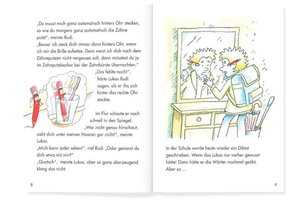 Bild: 9783951987736 | Rudi Rotstift und die rosa-rote Brille | Josephine Bienath (u. a.)