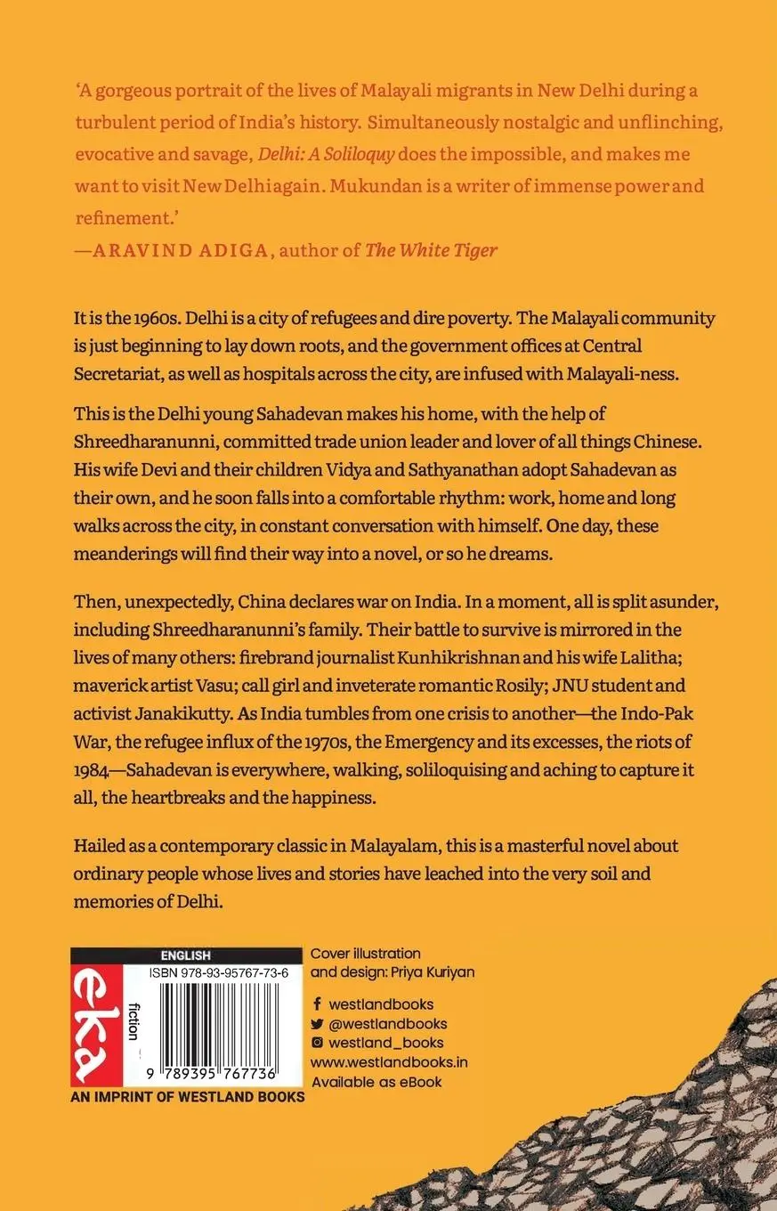 Rückseite: 9789395767736 | Delhi | A Soliloquy | M. Mukundan | Taschenbuch | Englisch | 2024