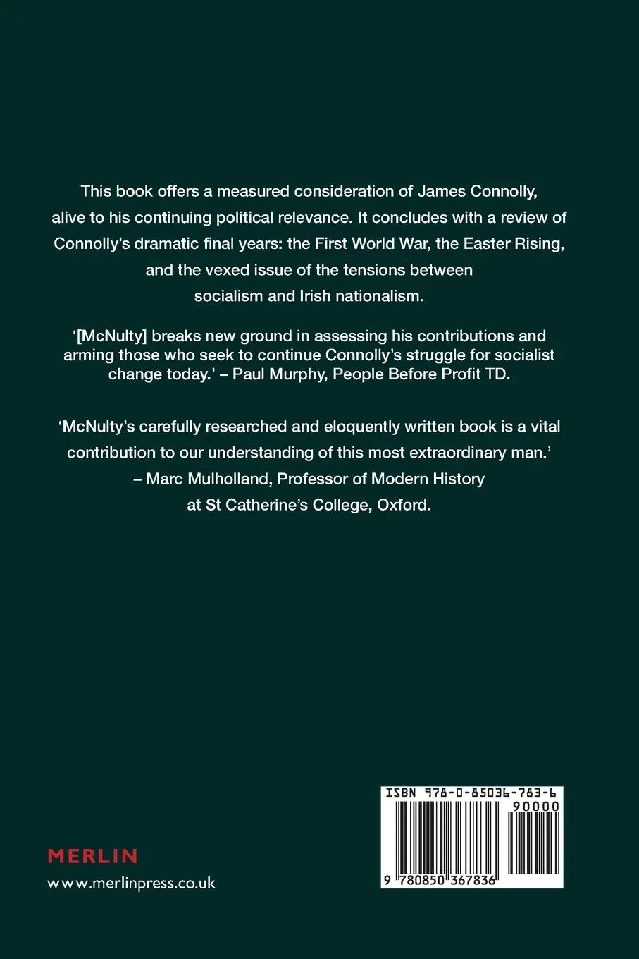 Rückseite: 9780850367836 | James Connolly | Liam McNulty | Taschenbuch | Kartoniert / Broschiert