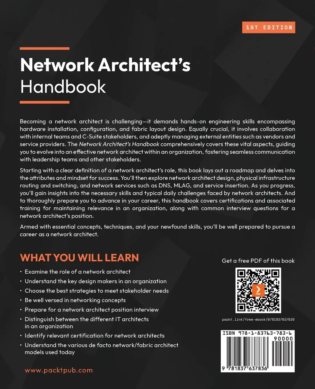 Rückseite: 9781837637836 | Network Architect's Handbook | Alim H. Ali | Taschenbuch | Englisch