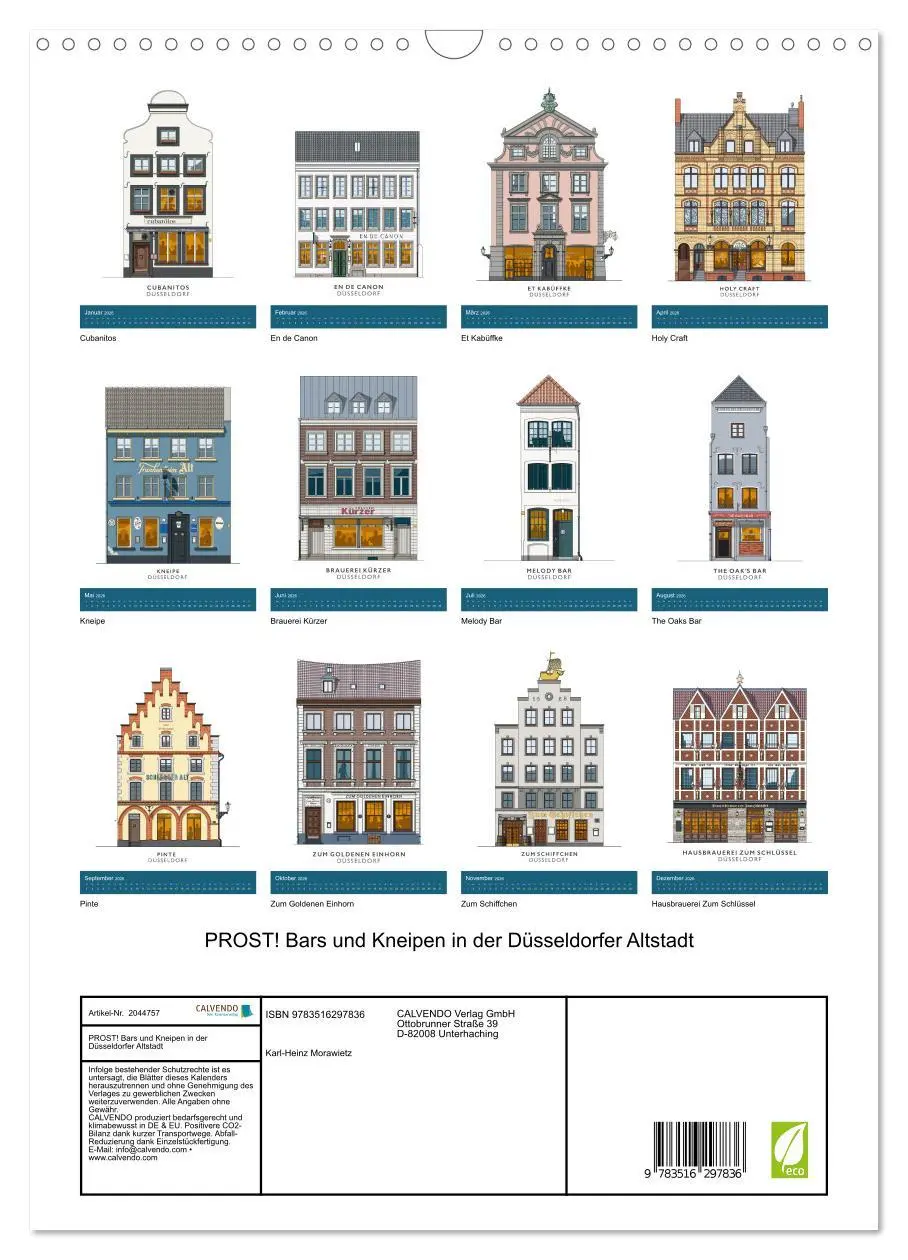 Bild: 9783516297836 | PROST! Bars und Kneipen in der Düsseldorfer Altstadt (Wandkalender...