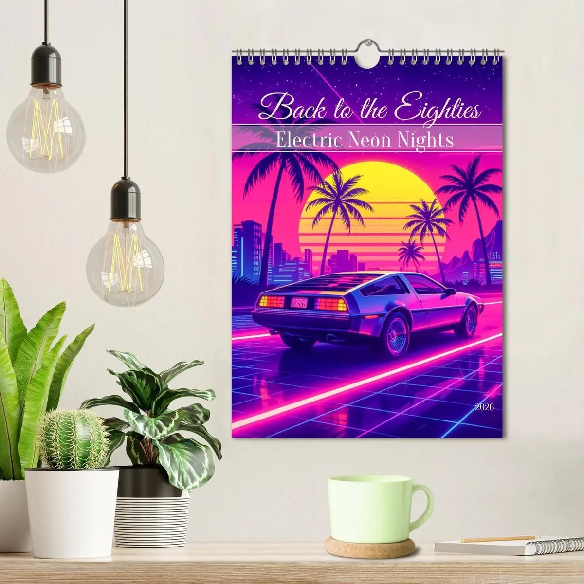 Bild: 9783516747836 | Back to the Eighties - Electric Neon Nights (Wandkalender 2026 DIN...