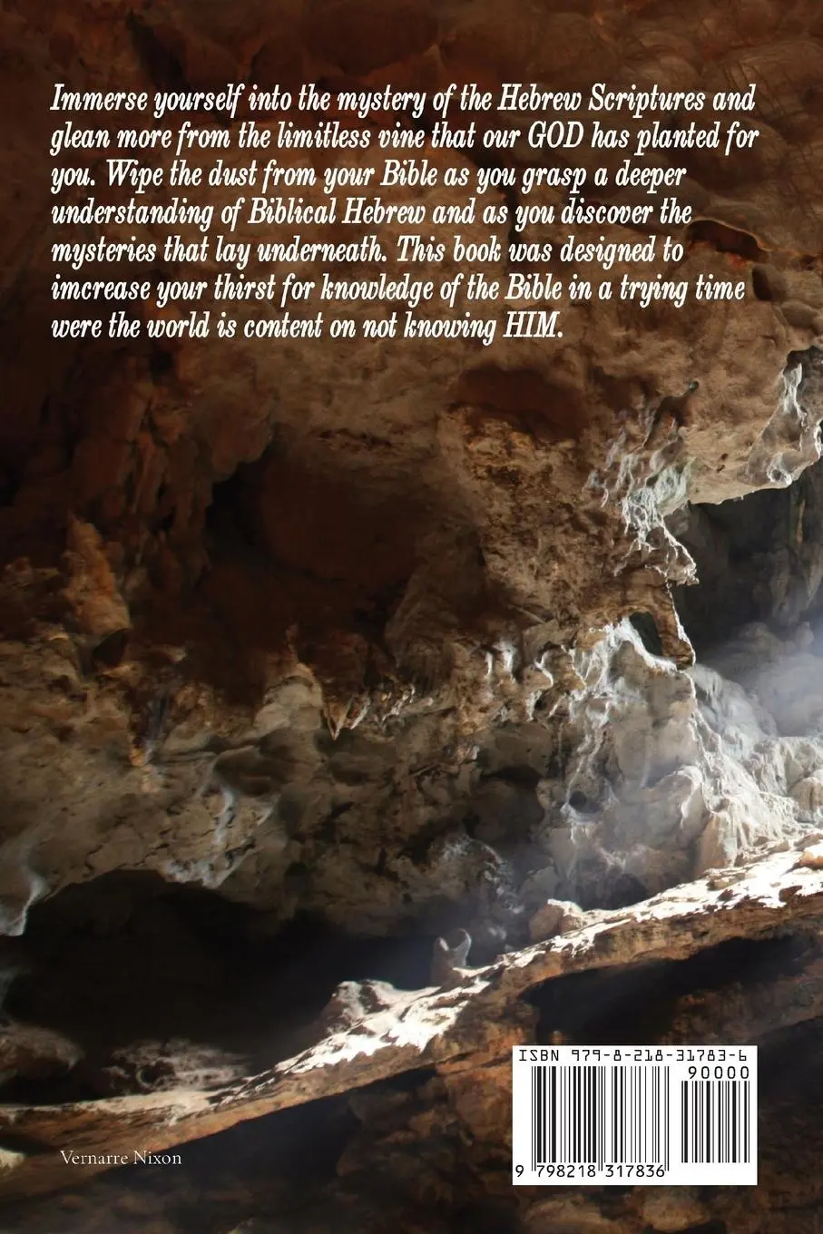 Rückseite: 9798218317836 | The Cave of Obadiah A devotional | Vernarre Nixon | Taschenbuch | 2023