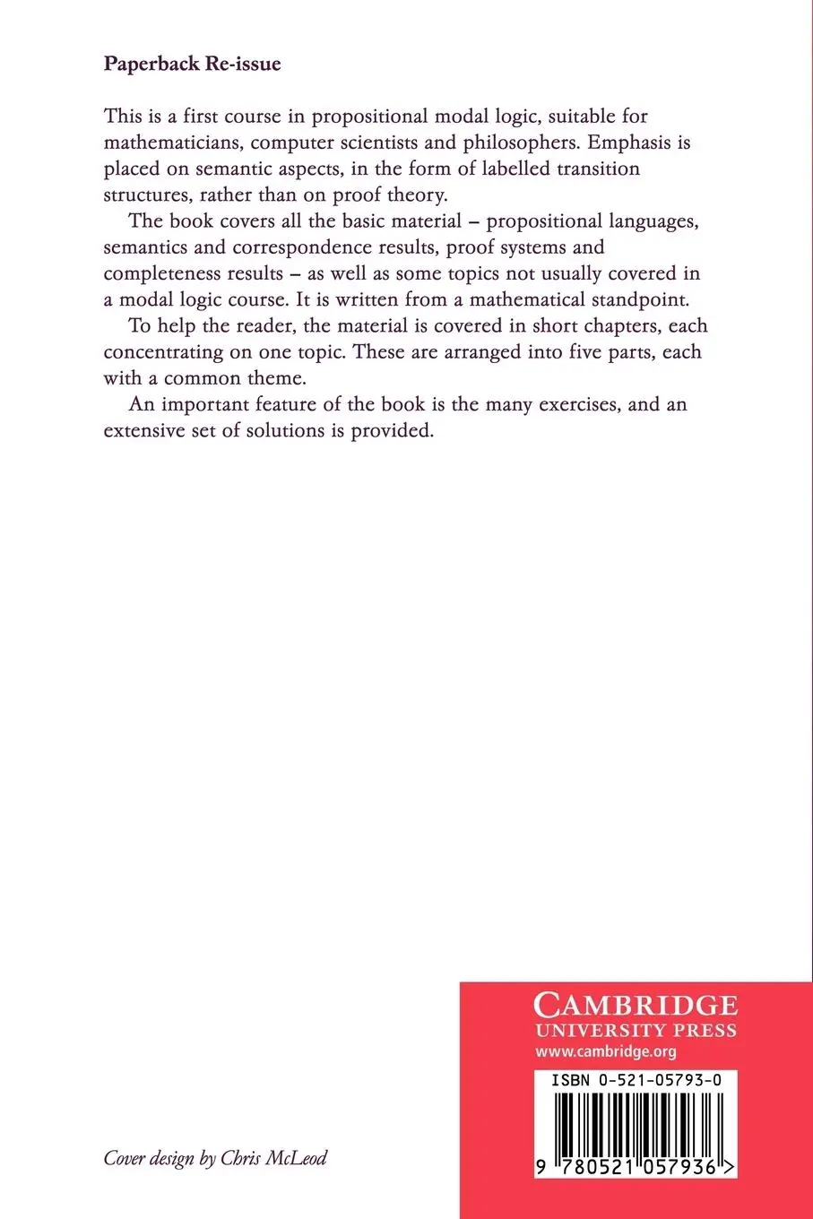 Rückseite: 9780521057936 | First Steps in Modal Logic | Sally Popkorn | Taschenbuch | Englisch