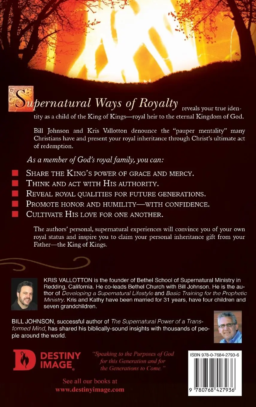 Rückseite: 9780768427936 | SUPERNATURAL WAYS OF ROYALTY | Kris Vallotton (u. a.) | Buch | 2016