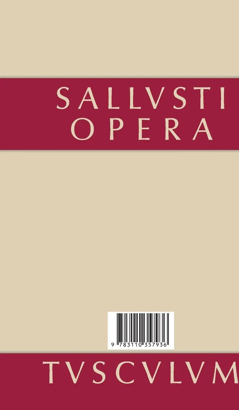 Rückseite: 9783110357936 | Werke und Schriften | Sallust | Buch | 560 S. | Deutsch | 2014