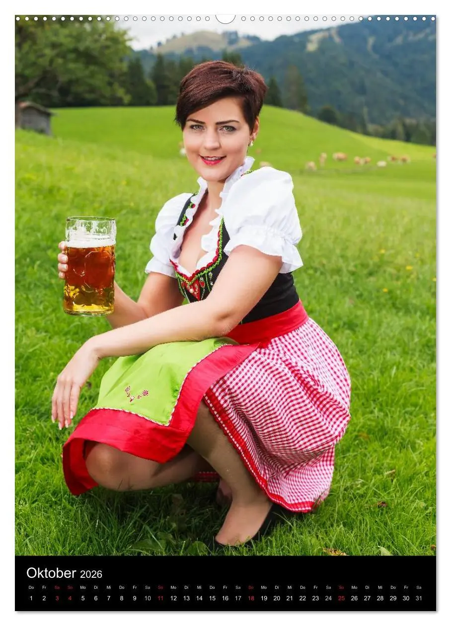 Bild: 9783516427936 | Dirndl und Tradition (Wandkalender 2026 DIN A2 hoch), CALVENDO...