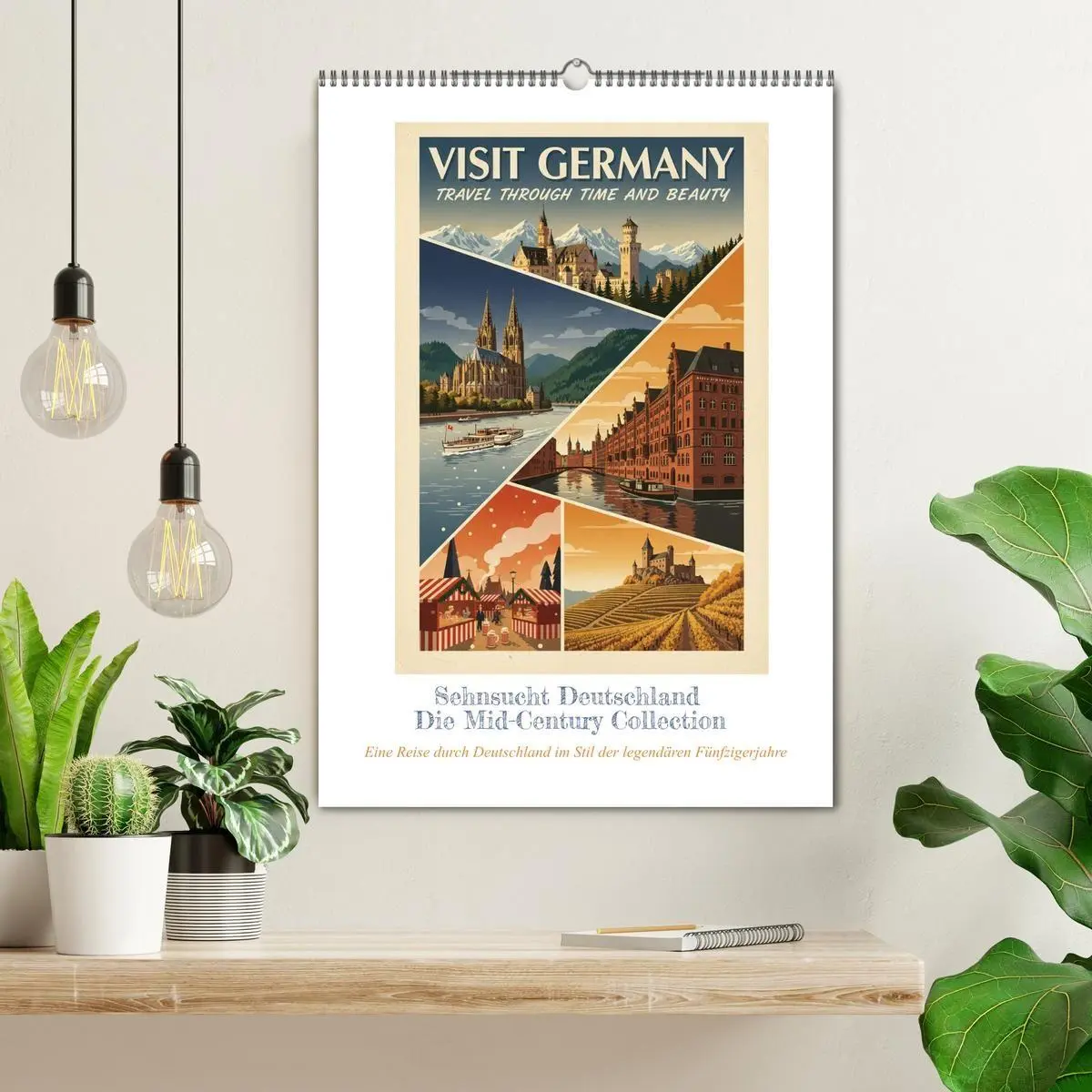 Bild: 9783516807936 | Sehnsucht Deutschland - Die Mid-Century Collection (Wandkalender...