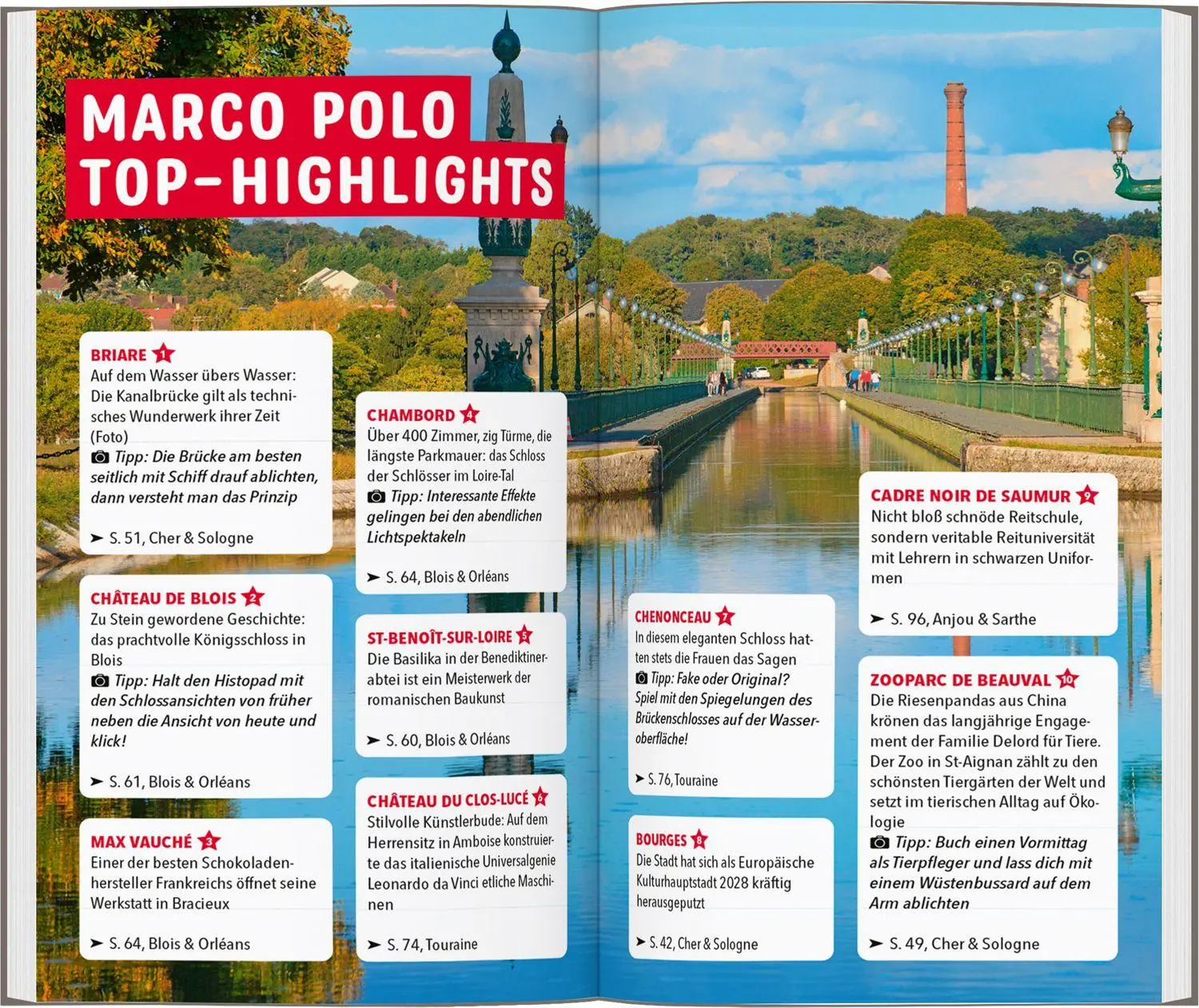 Bild: 9783829747936 | MARCO POLO Reiseführer Loire-Tal | Peter Bausch (u. a.) | Taschenbuch