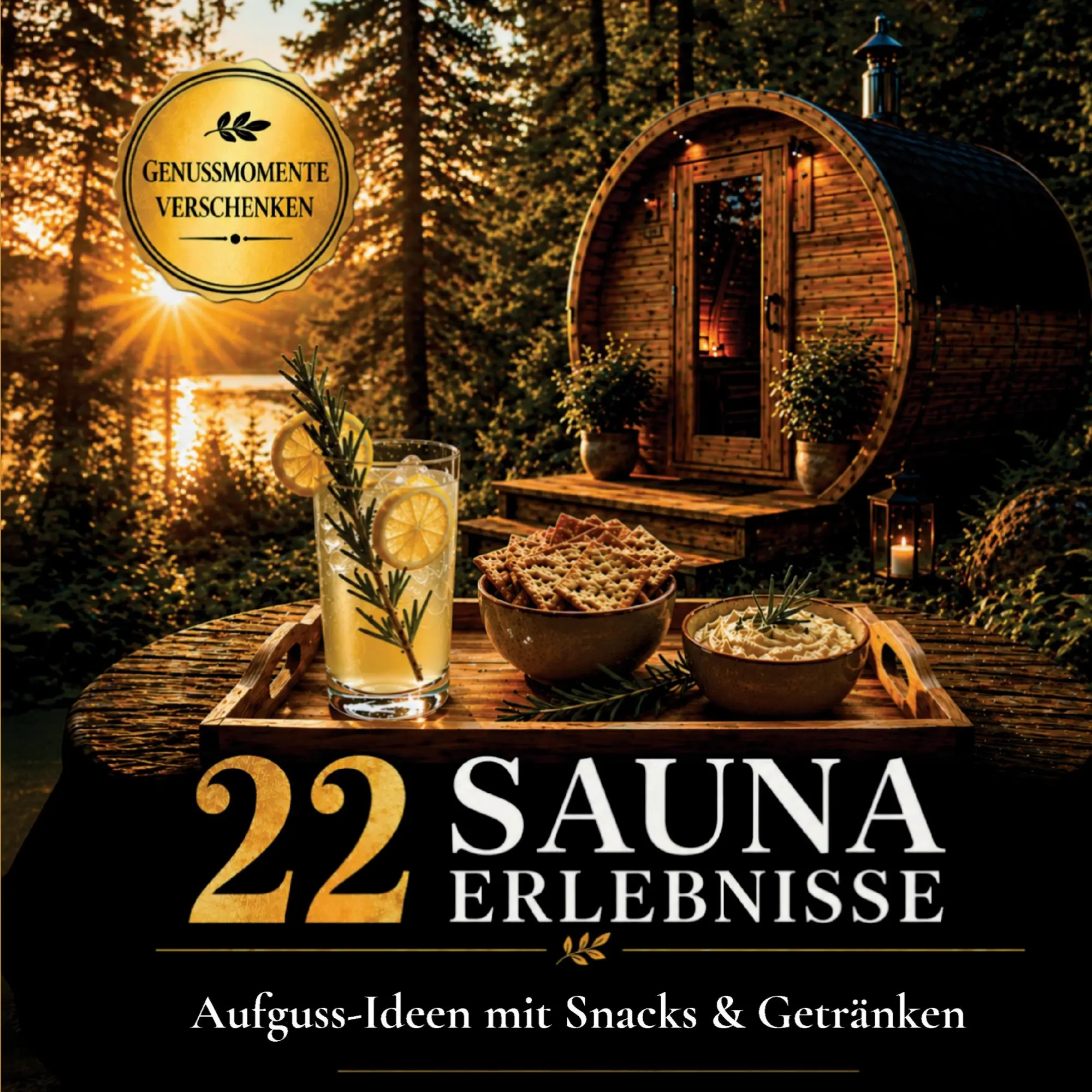 Cover: 9789403897936 | 22 Sauna Erlebnisse: Aufguss-Ideen mit passenden Snacks &amp;...