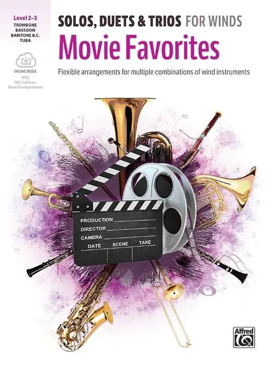 Cover: 38081548036 | Solos, Duets &amp; Trios for Winds -- Movie Favorites | Bill Galliford