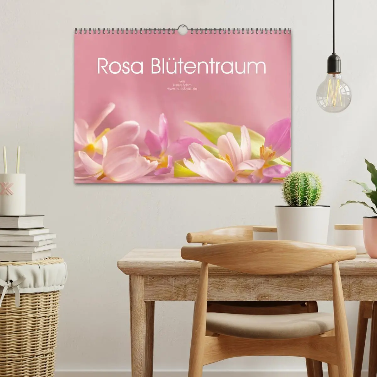 Bild: 9783457918036 | Rosa Blütentraum (Wandkalender 2026 DIN A3 quer), CALVENDO...