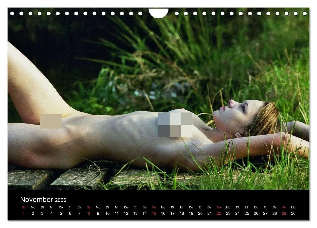 Bild: 9783516178036 | Natürlich nackt (Wandkalender 2026 DIN A4 quer), CALVENDO...