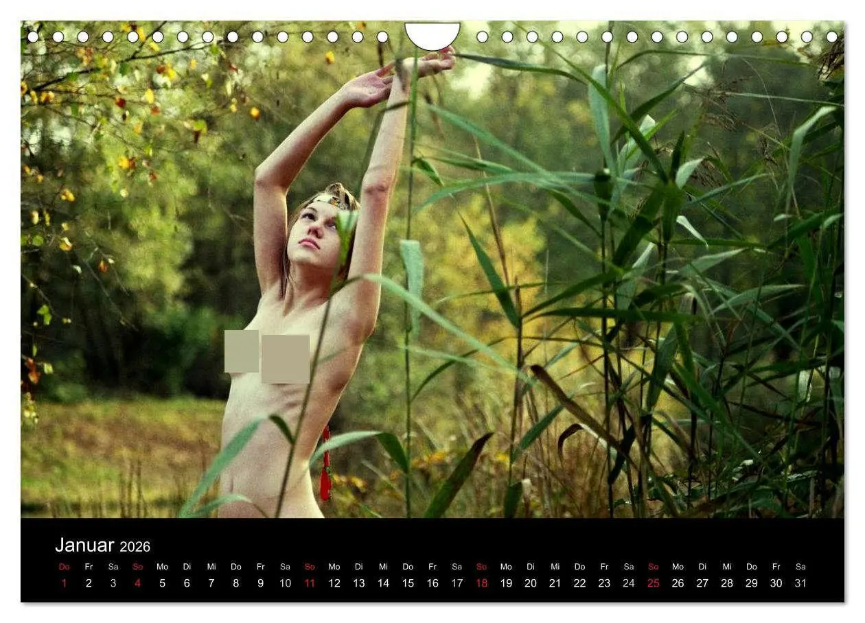 Bild: 9783516178036 | Natürlich nackt (Wandkalender 2026 DIN A4 quer), CALVENDO...