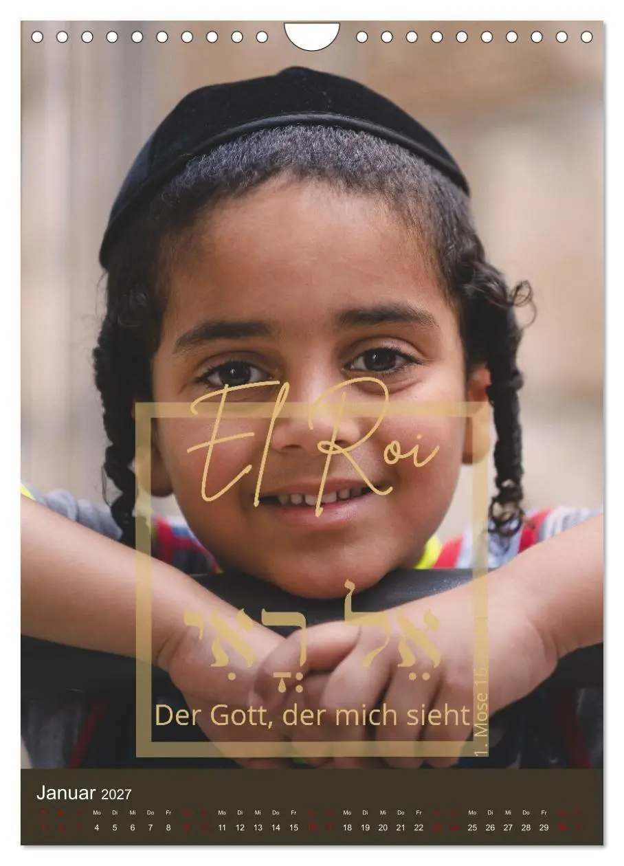 Bild: 9783569408036 | Israel und hebräische Namen Gottes (Wandkalender 2027 DIN A4 hoch),...