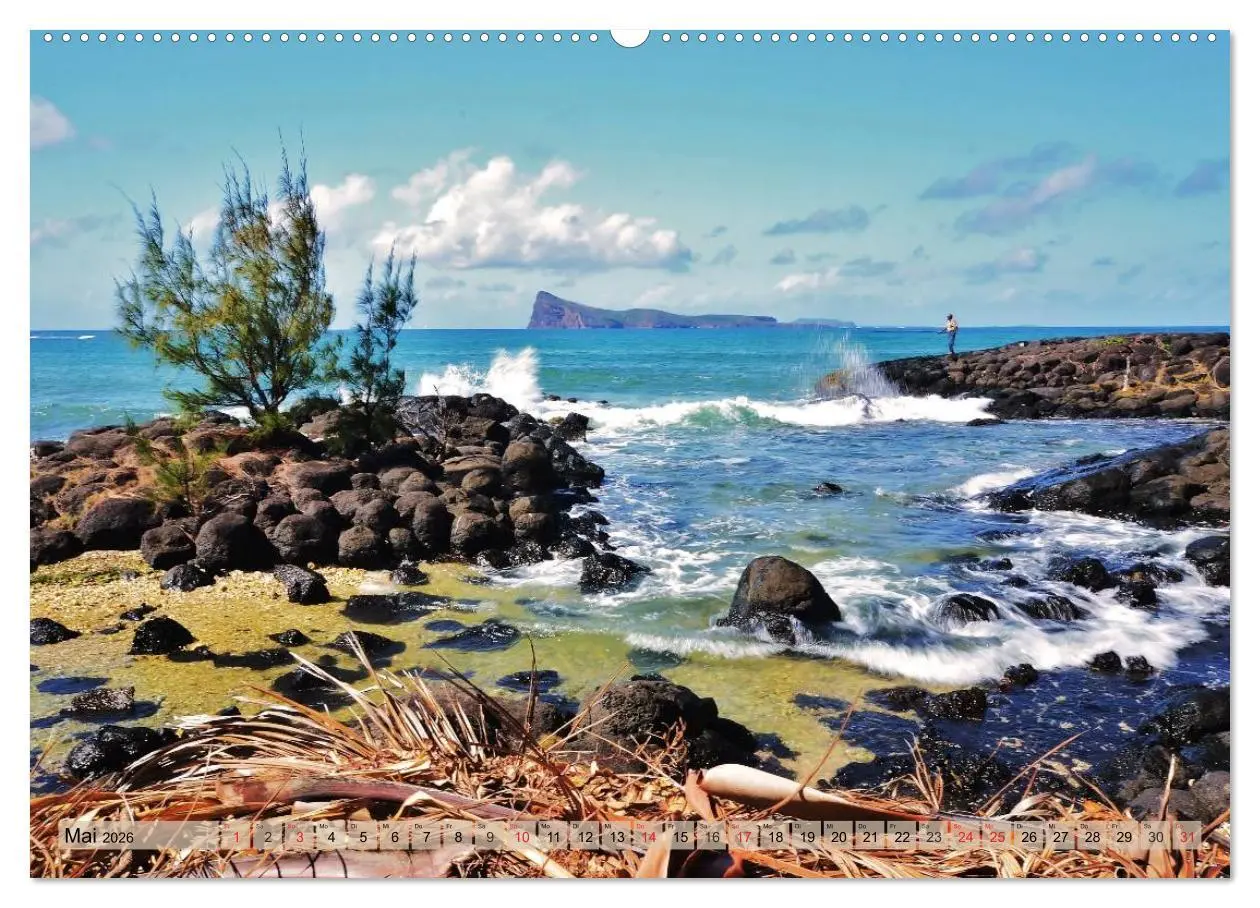 Bild: 9783516238136 | Träum dich nach Mauritius (Wandkalender 2026 DIN A2 quer), CALVENDO...