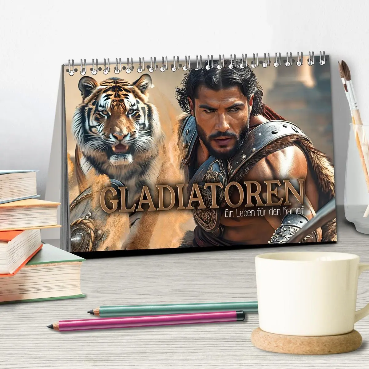 Bild: 9783569018136 | Gladiatoren - ein Leben für den Kampf (Tischkalender 2027 DIN A5...
