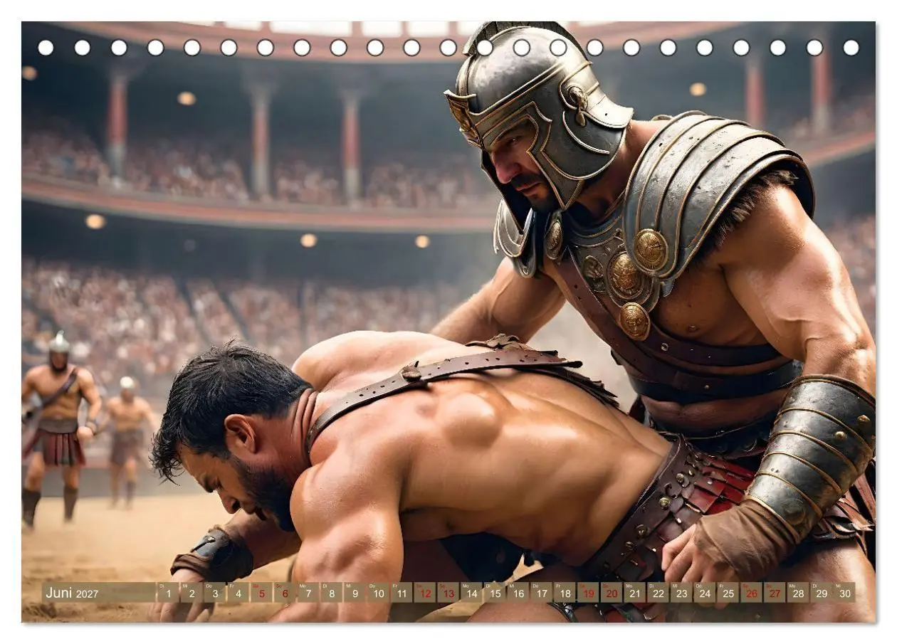 Bild: 9783569018136 | Gladiatoren - ein Leben für den Kampf (Tischkalender 2027 DIN A5...