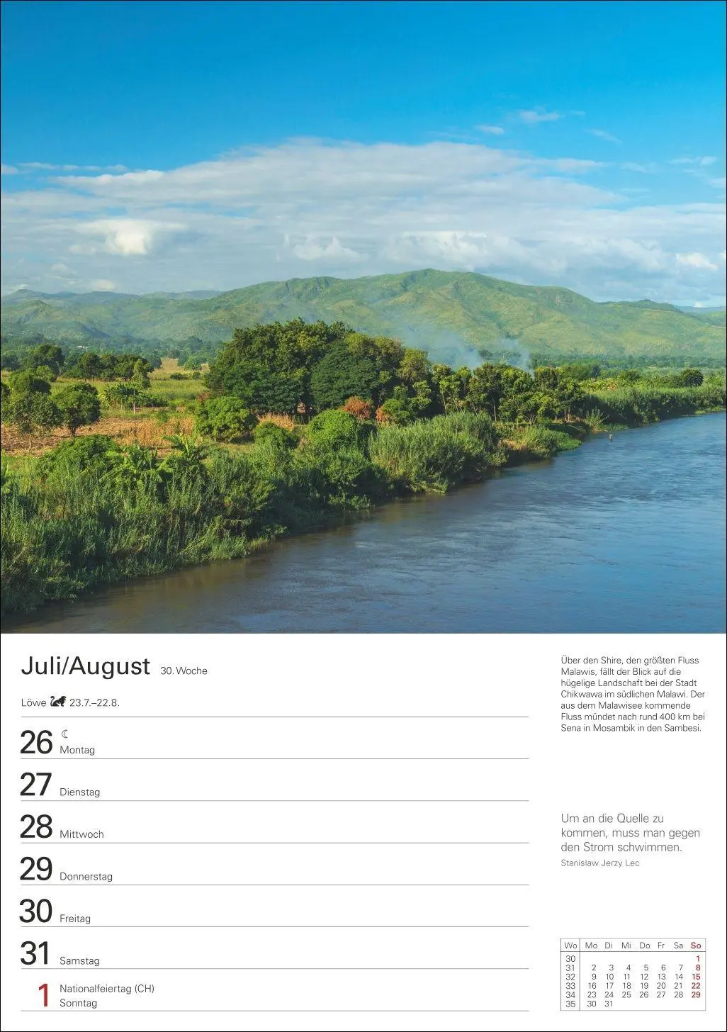 Bild: 9783840038136 | Naturschätze Afrikas Wochenplaner 2027 - Eine Reise in 53 Bildern