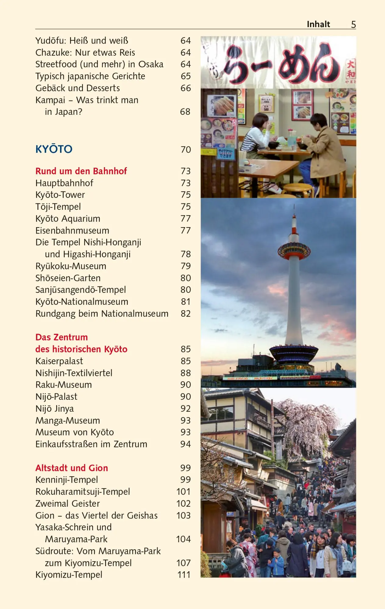 Bild: 9783897948136 | TRESCHER Reiseführer Kyoto | Mit Nara, Osaka und Koya-san | Buch