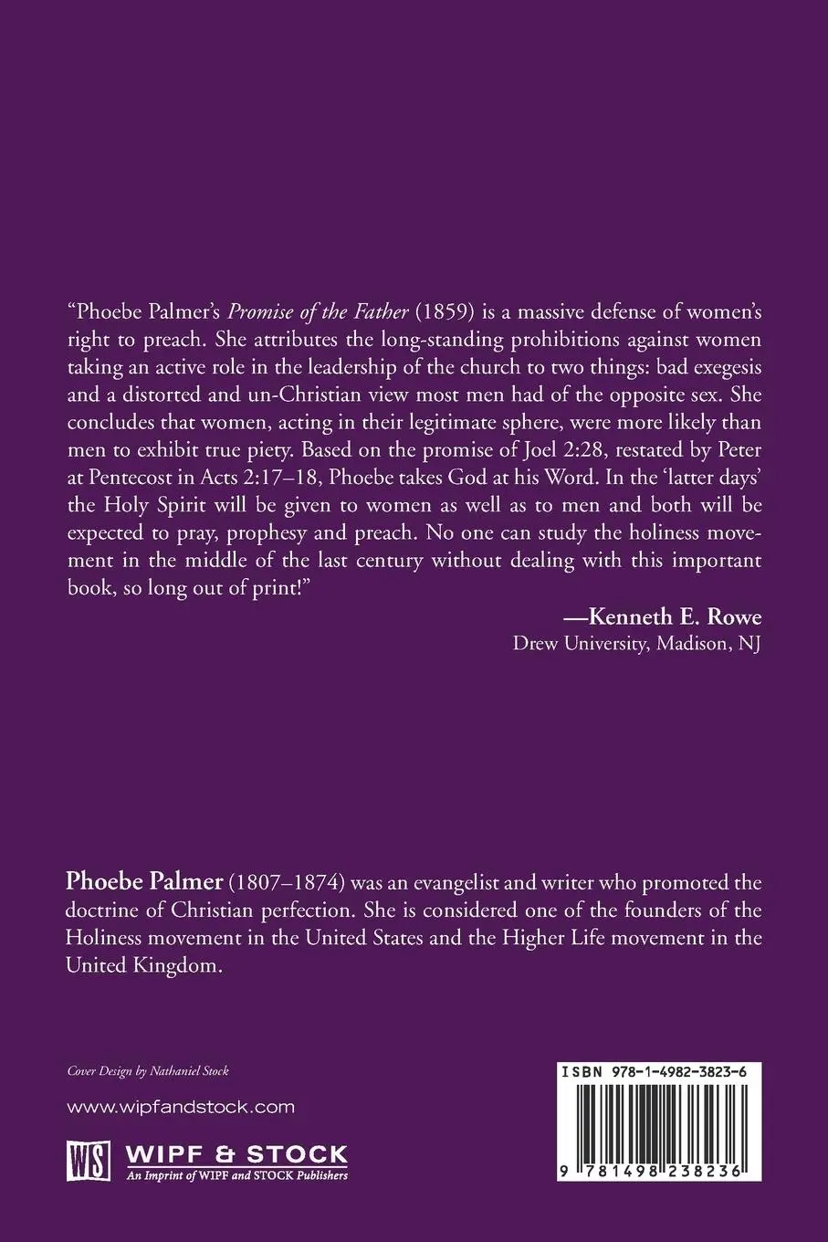 Rückseite: 9781498238236 | The Promise of the Father | Phoebe Palmer | Taschenbuch | Englisch