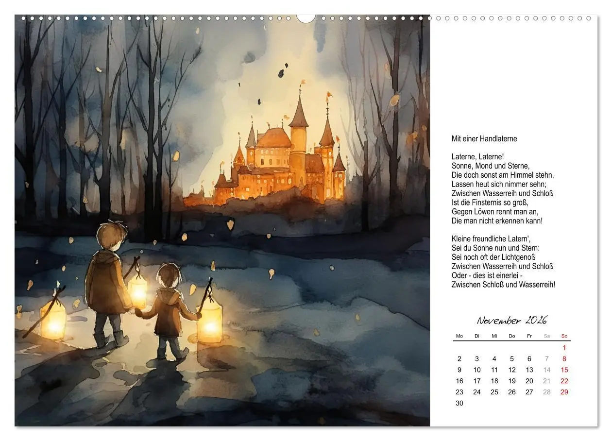 Bild: 9783457518236 | Gedichte von Theodor Storm (hochwertiger Premium Wandkalender 2026...