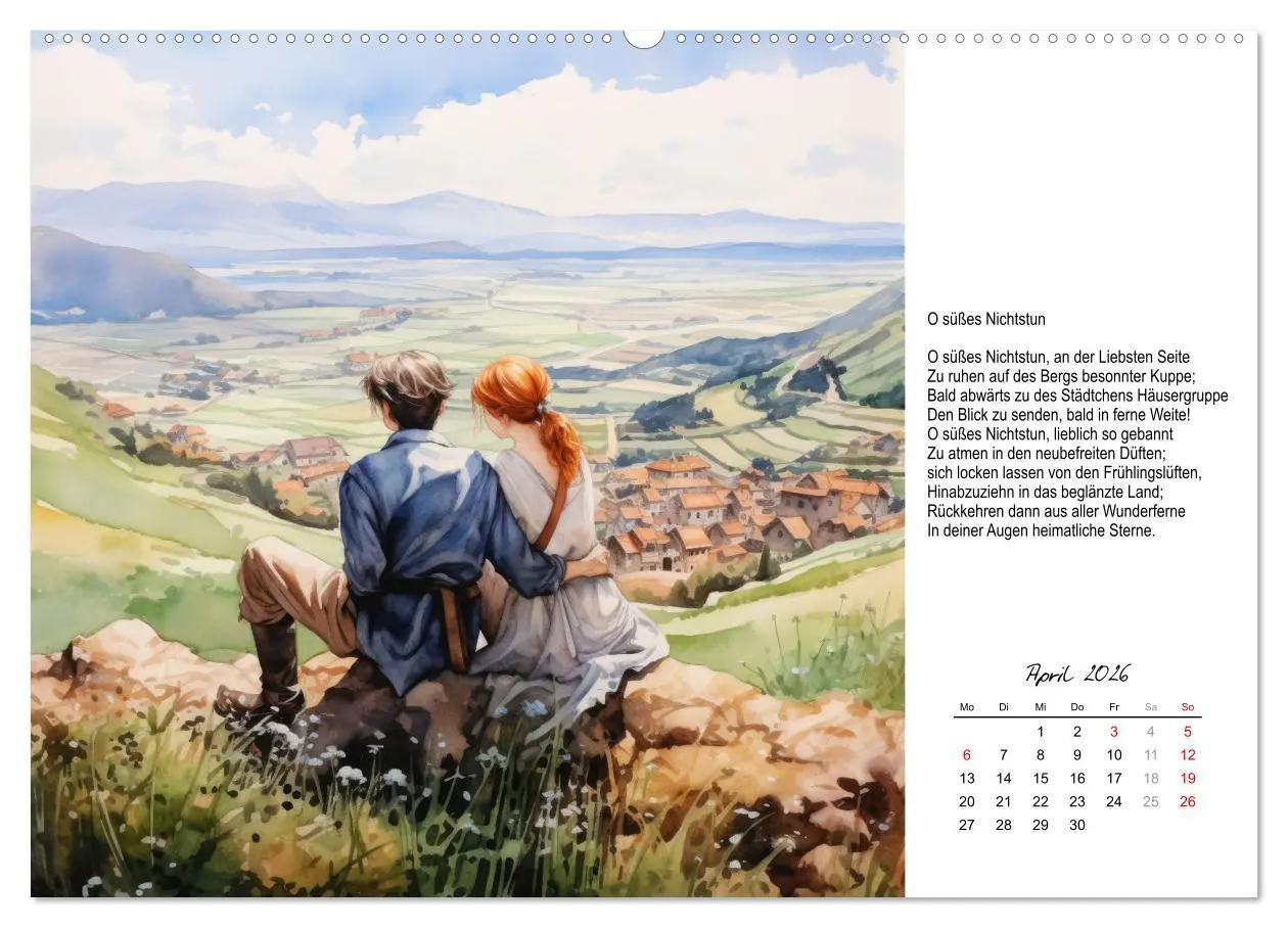 Bild: 9783457518236 | Gedichte von Theodor Storm (hochwertiger Premium Wandkalender 2026...