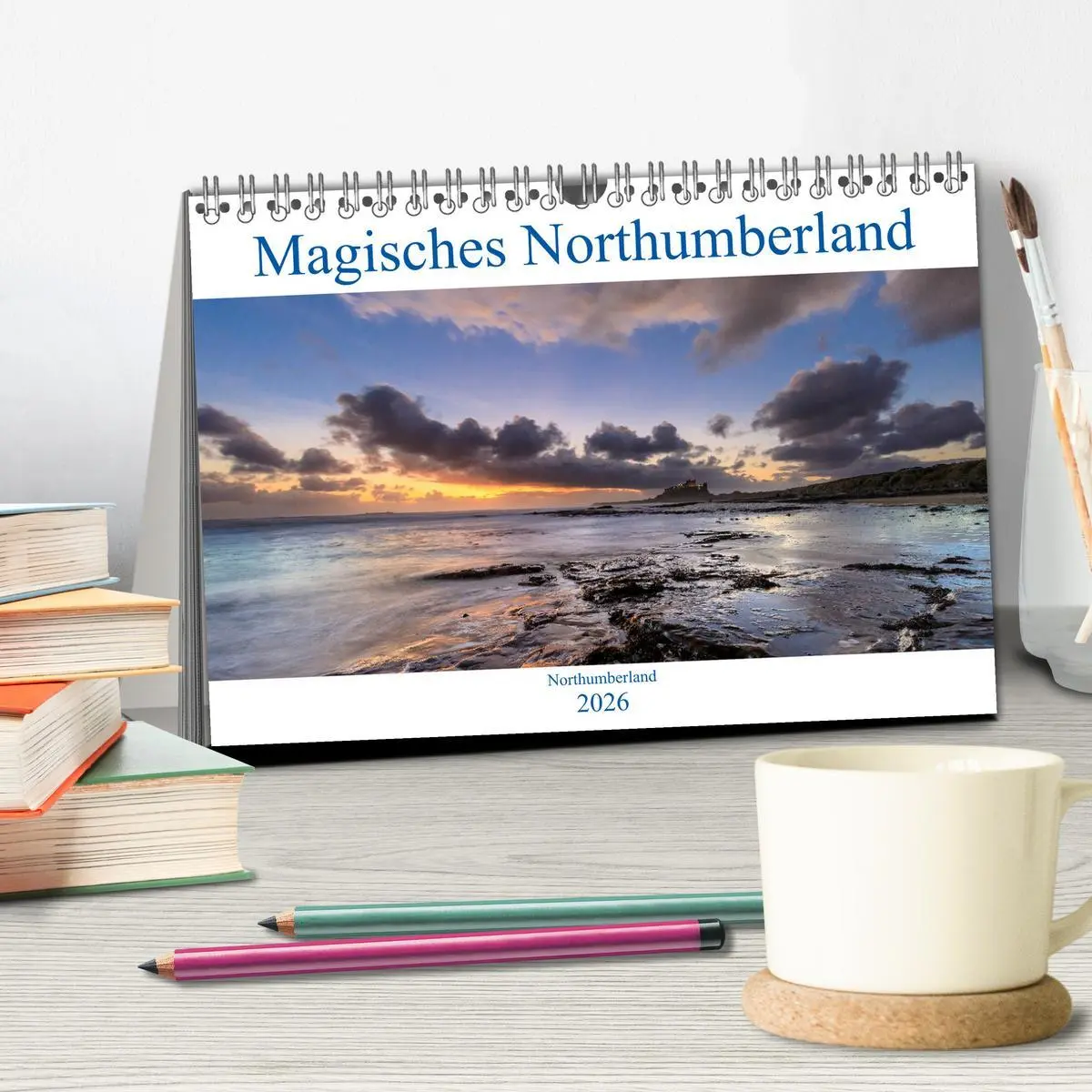 Bild: 9783457828236 | Magisches Northumberland (Tischkalender 2026 DIN A5 quer), CALVENDO...