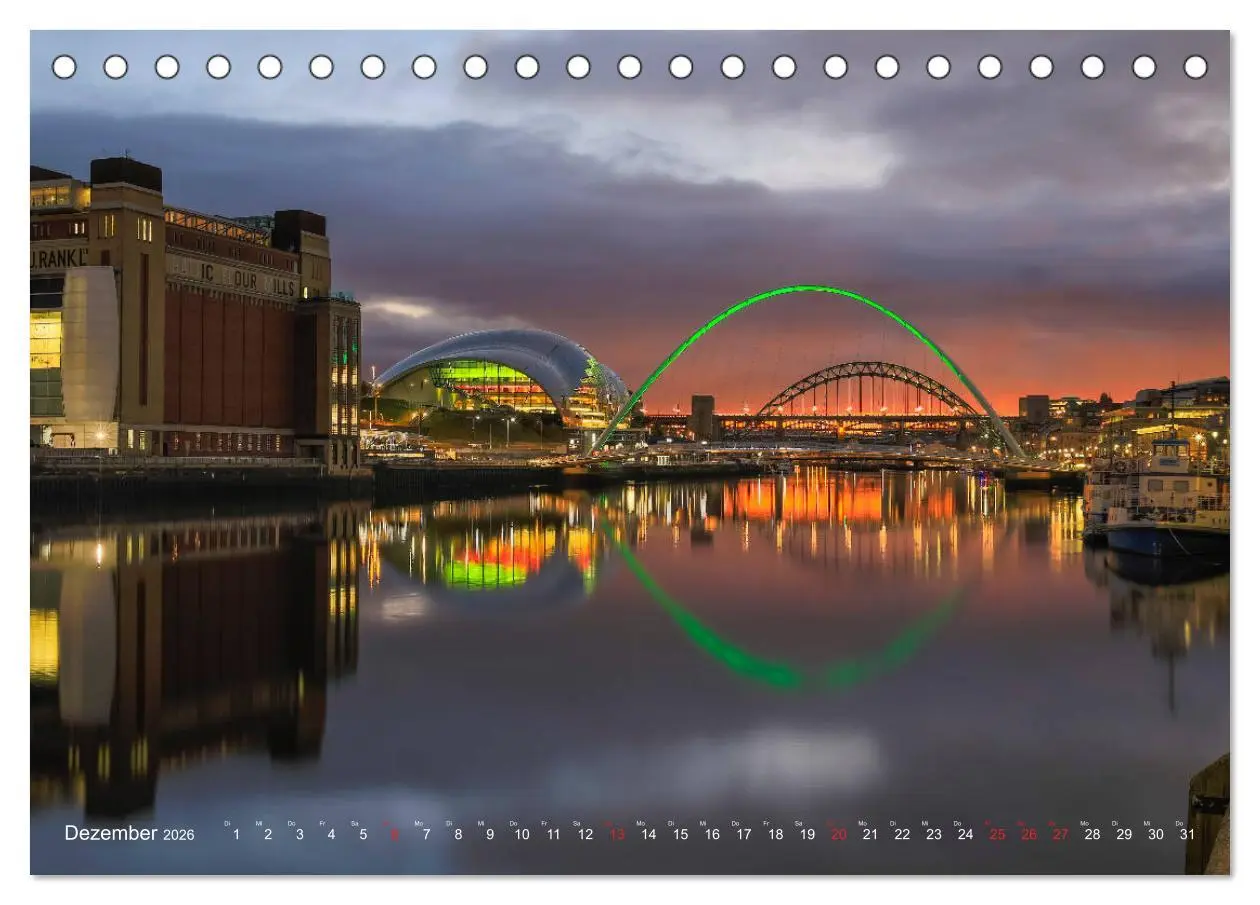 Bild: 9783457828236 | Magisches Northumberland (Tischkalender 2026 DIN A5 quer), CALVENDO...