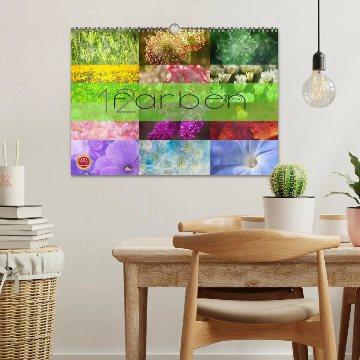 Bild: 9783516228236 | 12 Farben (Wandkalender 2026 DIN A3 quer), CALVENDO Monatskalender