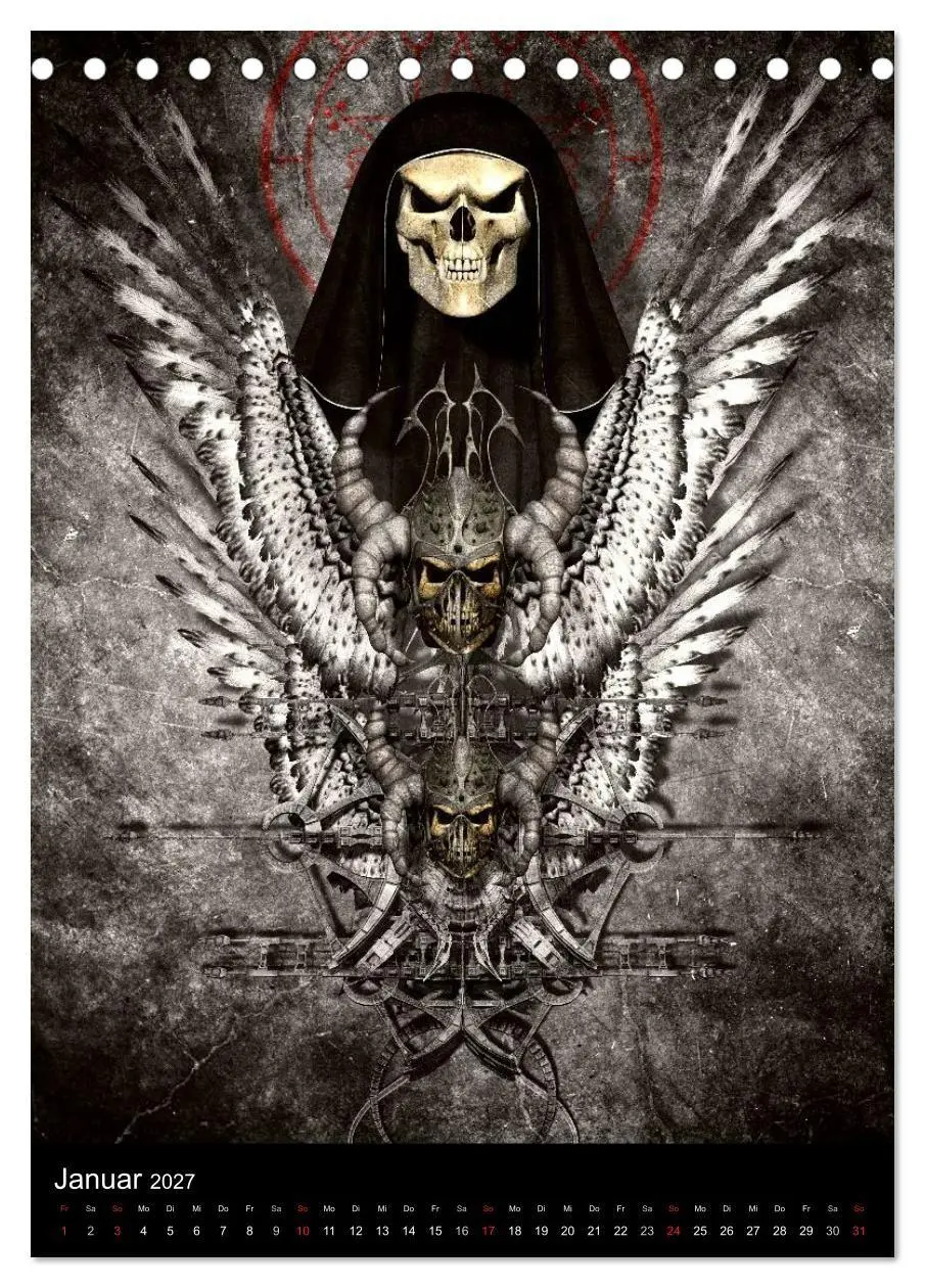 Bild: 9783594138236 | S.O.D. - Skulls Of Death Vol. I - Totenkopf Artworks (Tischkalender...