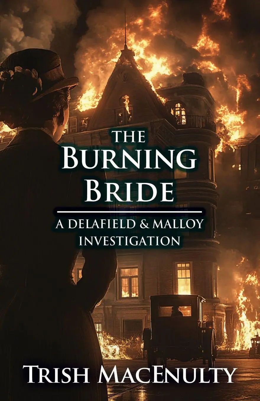 Cover: 9798990938236 | The Burning Bride | A gripping women's historical mystery | Macenulty