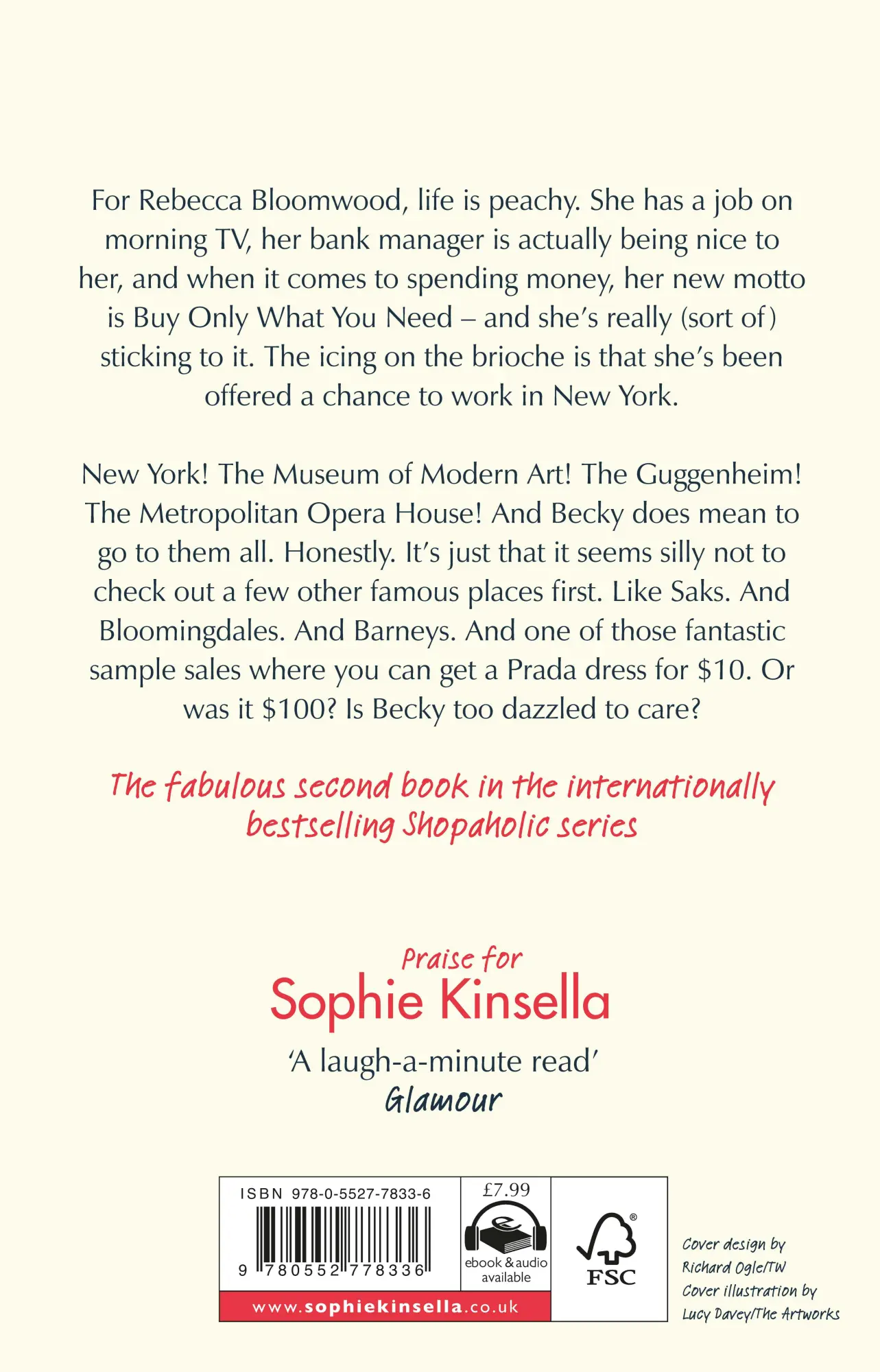 Rückseite: 9780552778336 | Shopaholic Abroad | (Shopaholic Book 2) | Sophie Kinsella | Buch