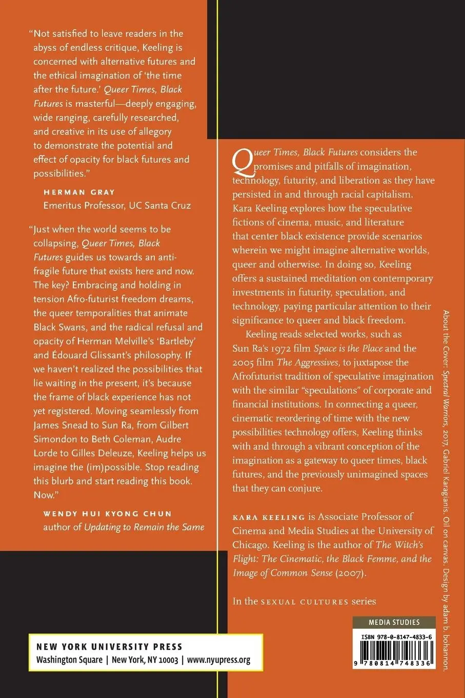 Rückseite: 9780814748336 | Queer Times, Black Futures | Kara Keeling | Taschenbuch | Englisch