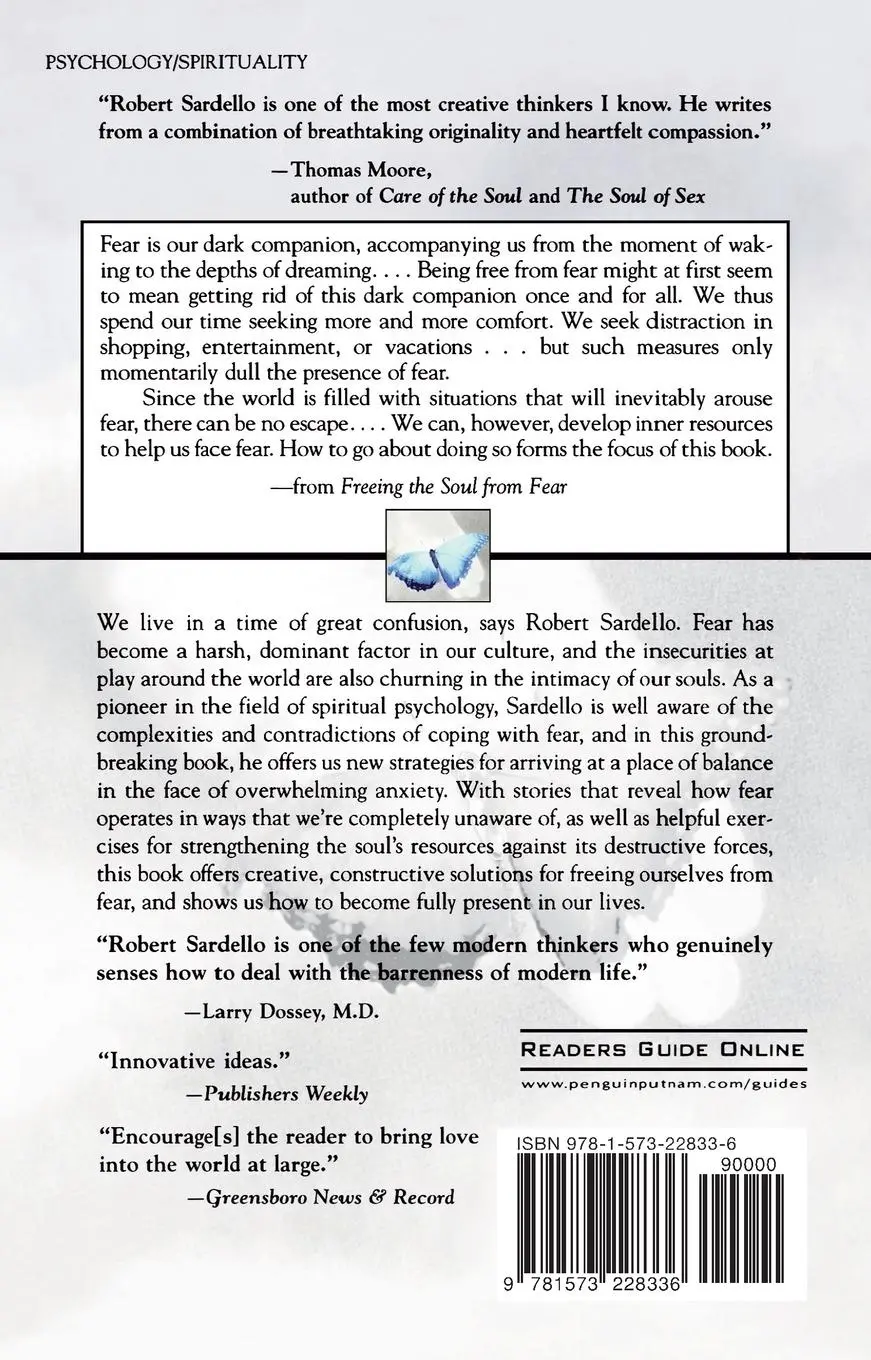 Rückseite: 9781573228336 | Freeing the Soul from Fear | Robert Sardello | Taschenbuch | Englisch