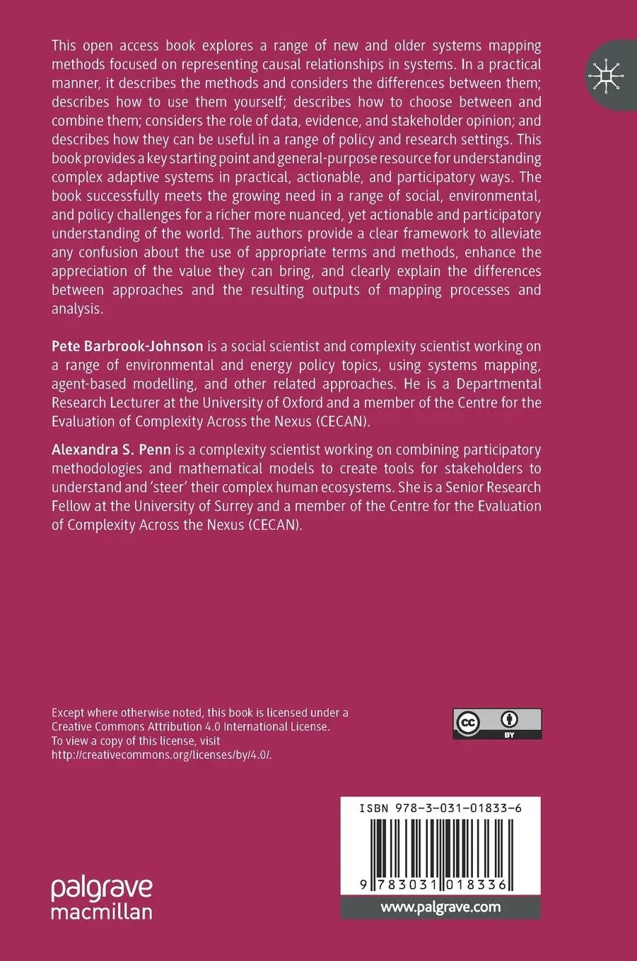 Rückseite: 9783031018336 | Systems Mapping | How to build and use causal models of systems | Buch