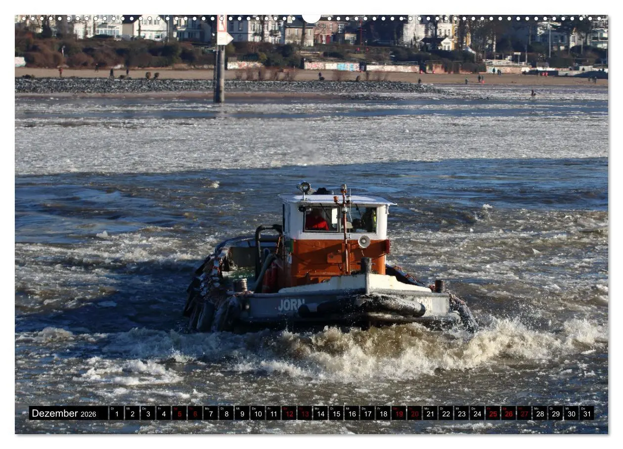Bild: 9783457438336 | Shipspotting Hamburg (hochwertiger Premium Wandkalender 2026 DIN A2...