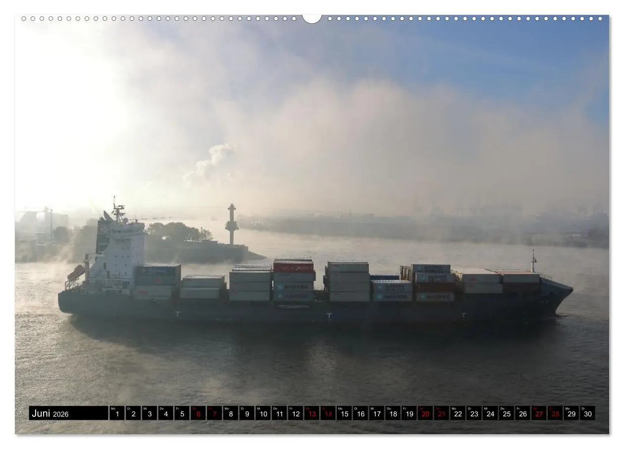 Bild: 9783457438336 | Shipspotting Hamburg (hochwertiger Premium Wandkalender 2026 DIN A2...