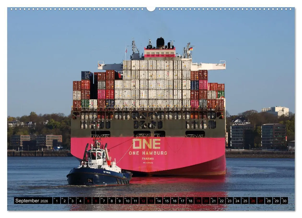 Bild: 9783457438336 | Shipspotting Hamburg (hochwertiger Premium Wandkalender 2026 DIN A2...