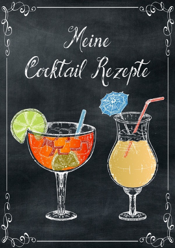 Cover: 9783753138336 | Meine Cocktail Rezepte: Rezeptbuch zum Selberschreiben - Cocktail...