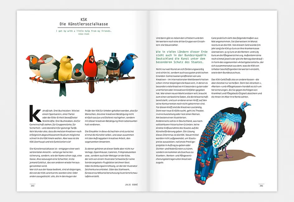 Bild: 9783874398336 | Illustration | 100 Wege einen Vogel zu malen | Felix Scheinberger